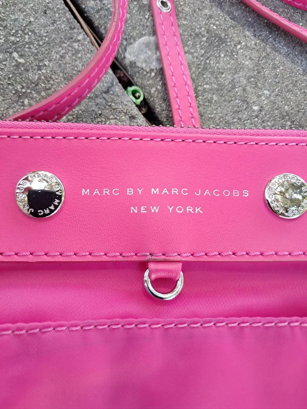 Marc by Marc Jacobs Pink Crossbody Nylon Shoulder Bag